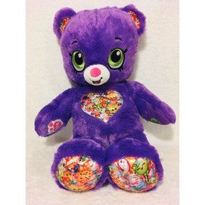 Build A Bear Shopkins Limited Edition Plush Purple Bear BAB